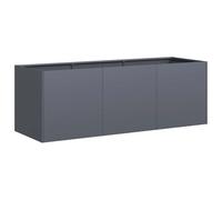 vidaXL Jardinera Antracita 120x40x40 cm Acero Laminado en frío