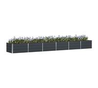 vidaXL Jardinera Antracita 480 x 80 x 45 cm Acero