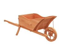 vidaXL Jardinera con Forma de Carretilla Madera de Abeto 128x45,5x43cm