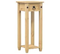 vidaXL Jardinera Corona Madera Maciza de Pino 30x30x73 cm, Soporte de Plantas de Madera, Soporte de Flores, Soporte de Plantas de Madera Maciza
