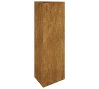 vidaXL Jardinera de Acero corten 30x26x75 cm