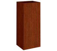 vidaXL Jardinera de Acero corten 32x29x75 cm, Maceta, arriate Elevado, Soporte para macetas, macetero, bancal Elevado, Soporte para Plantas