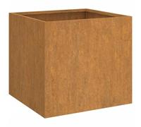 vidaXL Jardinera de Acero corten 32x30x29 cm, Maceta, arriate Elevado, Soporte para macetas, macetero, bancal Elevado, Soporte para Plantas