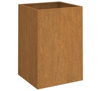 vidaXL Jardinera de Acero corten 52x48x75 cm, Maceta, arriate Elevado, Soporte para macetas, macetero, bancal Elevado, Soporte para Plantas