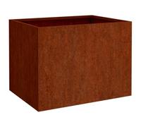 vidaXL Jardinera de acero corten 62x47x46 cm, macetero arriate elevado