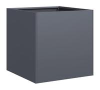 vidaXL Jardinera de Acero Laminado en frío Antracita 40x40x40 cm, macetero, Soporte para Plantas, lecho Elevado, Soporte para jardineras