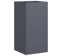 vidaXL Jardinera de Acero Laminado en frío Antracita 40x40x80 cm, macetero, Soporte para Plantas, lecho Elevado, Soporte para jardineras