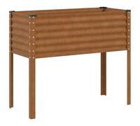 vidaXL Jardinera de jardín 100x45x90 cm de Acero corten