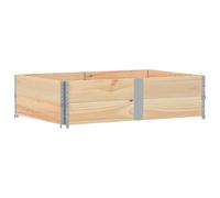 vidaXL Jardinera de Madera Maciza de Pino 150x100 cm, Jardinera de Exterior, Jardinera para Flores, macetero para Tomates, Jardinera de Patio