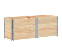 vidaXL Jardinera de Madera Maciza de Pino 150x50 cm, Jardinera de Exterior, Jardinera para Flores, macetero para Tomates, Jardinera de Patio