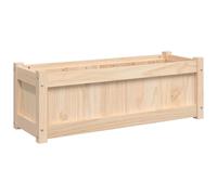 vidaXL Jardinera de Madera Maciza de Pino 90x31x31 cm