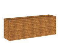 vidaXL Jardinera elevada 196x50x69 cm Acero corten