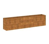 vidaXL Jardinera elevada 291x50x69 cm Acero Corten