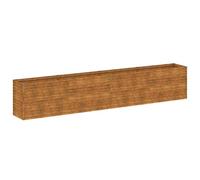 vidaXL Jardinera elevada 385x50x69 cm de Acero corten