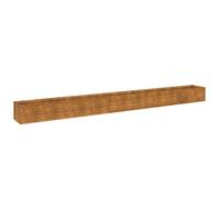 vidaXL Jardinera elevada 482x50x36 cm Acero corten