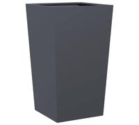 vidaXL Jardinera hexagonal de acero antracita 45x45x75 cm