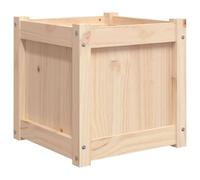 vidaXL Jardinera, Macetero Rectangular, Maceta de Hierbas Flores Plantas, Jardinera para Balcón Terraza Jardín, Madera Maciza de Pino