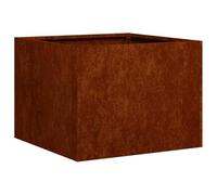 vidaXL Jardinera oxidada Acero corten 40x40x30 cm