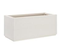 vidaXL Jardinera, Maceta para Verduras Flores Plantas Trepadoras, Macetero de Hierbas, Arriate para Jardín Patio Balcón Terraza, PP Blanco