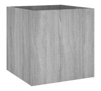 vidaXL Jardinera Sonoma Gris 40x40x40 cm Madera de ingeniería