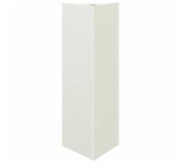 vidaXL Jardinera Triangular Acero Blanco 30x26x75 cm, macetero, Jardinera de Exterior, Jardinera de jardín, maceteros, Jardinera de Patio