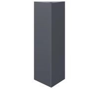 vidaXL Jardinera Triangular Acero Gris Antracita 30x26x75 cm, macetero, Jardinera de Exterior, Jardinera de jardín, maceteros, Jardinera de Patio