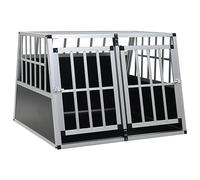 vidaXL Jaula de Perro con Puerta Doble 94x88x69 cm