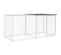 vidaXL Jaula gallinas y toldo Acero galvanizado Antracita 103x98x90 cm