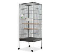 Jaula grande para pájaros color Negro