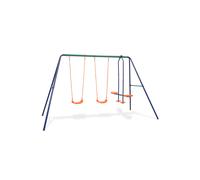 Vidaxl Juego De Columpios Con 4 Asientos Naranja - Columpio MKP