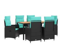 vidaXL Juego de comedor al aire libre 7 piezas