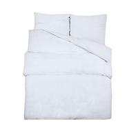 vidaXL Juego de Funda Nórdica Sábana Cama Dormitorio Adorno Decoración Edredón Habitación Casa Hogar Microfibra Ligera Blanco 220x240 cm