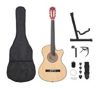 VidaXL - Juego de guitarra (12 unidades, 6 cuerdas, 38 pulgadas, acústica)
