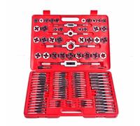 vidaXL Juego de Herramientas Set de Machos y Terrajas de 111 Piezas Mecánica