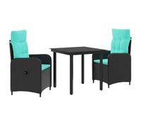 vidaXL Juego de Mesa y sofá 3 uds.
