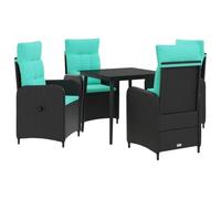 vidaXL Juego de Mesa y sofá 5 uds.