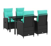 vidaXL Juego de Mesa y sofá 5 uds.