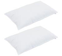 vidaXL Juego de Ropa de Cama de Invierno, Duvet de 200 x 220 cm, Almohadas de 40 x 80 cm, Color Blanco, Microfibra Suave, Acolchado Extra cálido, Lavable a máquina, cómodo para Uso en Interiores, Inc