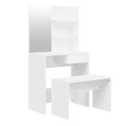 Vidaxl juego de tocador blanco 74,5x40x141 cm