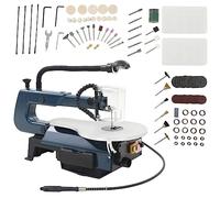 vidaXL Juego Sierra de Calar 108 Piezas 125 W 252 mm Bricolaje Herramientas