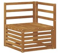 vidaXL Juegos de sofás 10 pcs Natural Madera de Acacia Sólida, Sofá Modular para jardín y terraza, Lounge Moderno, Resistente Madera de Acacia, Ideal para Exterior, a Prueba de Clima