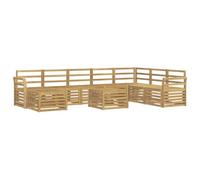 vidaXL Juegos de sofás Madera de Acacia Sólida