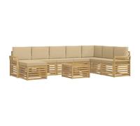 vidaXL Juegos de sofás Madera de Acacia Sólida