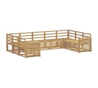 vidaXL Juegos de sofás Madera de Acacia Sólida