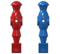 vidaXL Jugadores de Mesa de Fútbol 22 pcs Azul y Rojo, Diversión en la Sala de Juegos: Accesorios interactivos de futbolín, Jugadores de Mesa Que Duran, Equipos para Juegos Familiares competitivos