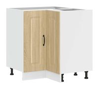 vidaXL Gabinete de cocina Kalmar esquina – Madera de ingeniería Roble Sonoma