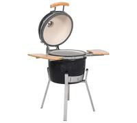 vidaXL Kamado Barbacoa de Carbón con Estantes Parrilla Quemador Cerámica 76 cm BBQ