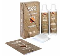 vidaXL Kit de cuidado de la madera CARE KIT 2x250 ml