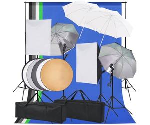vidaXL Kit de iluminación de Estudio de fotografía