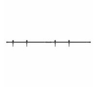 vidaXL Kit de puerta corredera de armario acero carbono 213 cm